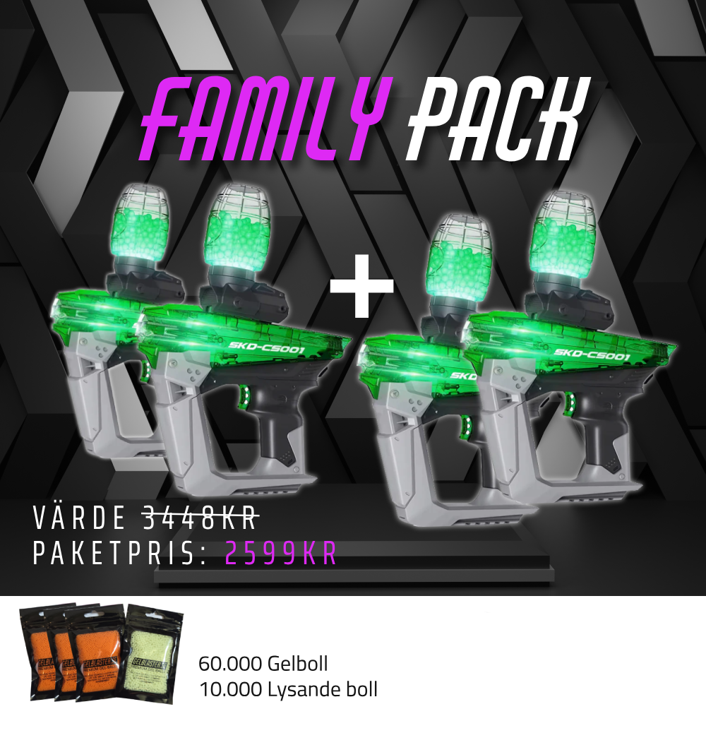 Family Pack Gel Blaster | Köp Gelblaster för hela familjen