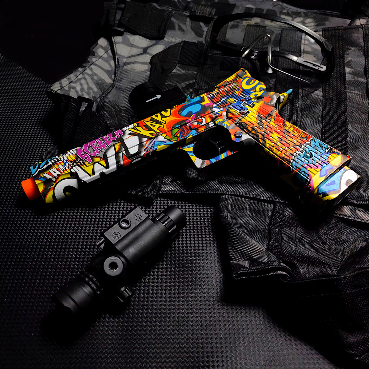 Gel Blaster COLT | Automatisk Gelpistol med Laser
