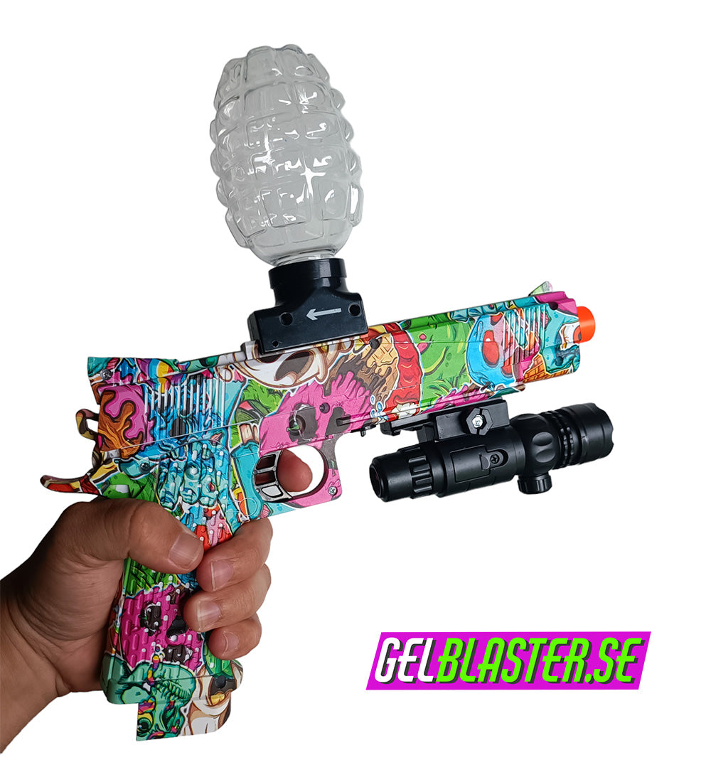 Gel Blaster COLT | Automatisk Gelpistol med Laser